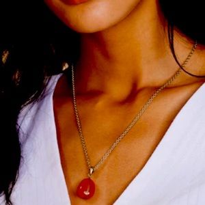 NWT BANANA REPUBLIC WRAPPED CARNELIAN‎ NECKLACE